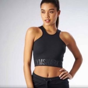 Gymshark serene sports crop top - Black